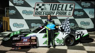 SHAFER TAKES TRICKLE 99 (news). Photo by Photo: Dells Raceway Park