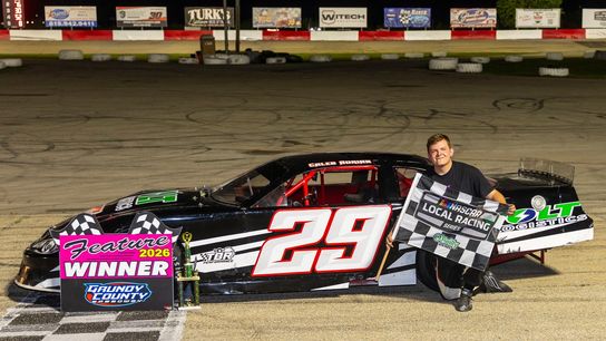 ADRIAN WINS AT GRUNDY COUNTY. Photo by Photo: Goodaker Photography